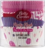 Betty Crocker Party Pack Cupcake Liners Pretty In Pink - 100 CT