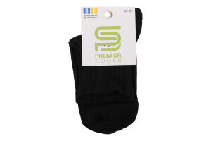 Шкарпетки Premier socks Економ сер рез чорн р18-20