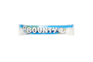 Батончик з м'якоттю кокоса вкритий молочним шоколадом Bounty м/у 2х28.5г