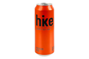 Пиво 0.5л 4.8% світле пастеризоване Premium Hike з/б