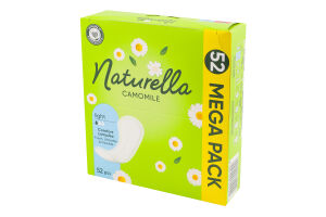 Прокладки щоденні гігієнічні ароматизовані Light Camomile Naturella 52шт