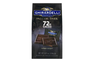 Ghirardelli Chocolate Intense Dark 72 % Cacao Twilight Delight