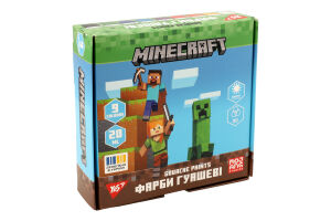 Фарби гуашеві Minecraft 9кольорів 20мл Yes