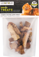 Ласощі для собак сушені Вим'я яловиче Premium Leopold в/у 0.1кг