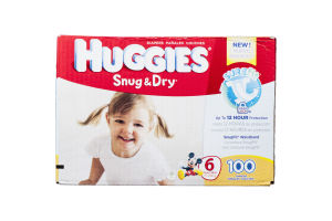 Huggies Snug & Dry Diapers Disney Size 6 - 100 CT