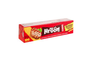 Чипси картопляні пластинки М'ясо гриль Hroom к/у 100г