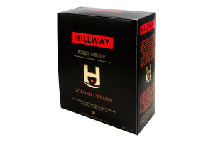 Чай черный байховый мелкий Golden Ceylon Exclusive Hillway в/с к/у 100х2г