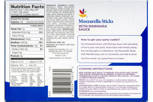 Ahold Mozzarella Sticks With Marinara Sauce