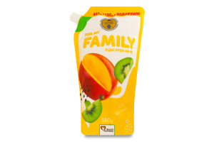 Крем-мыло жидкое Киви и манго For my Family 560г