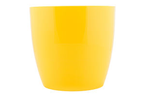 Горщик квіт. Don-Plast AGA 14 см жовтий DA 14 И631 (Польща)