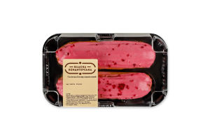 Тістечко Еклер малиновий