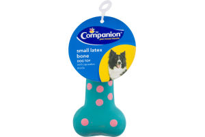 Companion Small Latex Bone Dog Toy