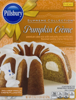 Pillsbury Supreme Collection Premium Pumpkin Creme Cake Mix with Vanilla Creme Filling Mix