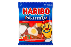 Цукерки желейні неглазуровані Starmix Haribo м/у 80г