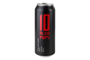 Напиток сброженный 0.5л 10% газированный Igritto 10 Alco Pops ж/б