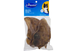 Companion Dog Treats Oven Roasted Pig Ears - 4 CT