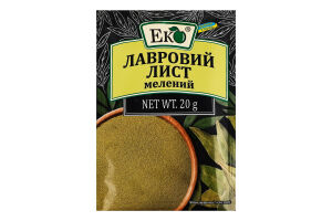 Лист лавровий мелений Еко м/у 20г