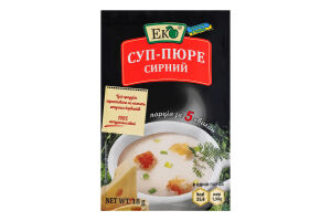 Суп-пюре сырный быстрого приготовления Еко м/у 18г