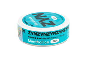 Подушечки никотиносодержащие 16.5мг ZYN Slim Menthol Ice 20х0.7г
