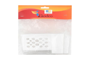 Тримач д/зубних щіток Polo білий прямий Ekodeo