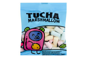Маршмеллоу ароматизированный Mini rainbow Tucha м/у 50г