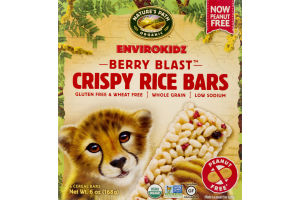 Nature's Path Organic EnviroKidz Berry Blast Crispy Rice Bars - 6 CT