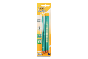 Олівець графітовий пластиковий з ластиком HB Original Evolution BiC 4шт