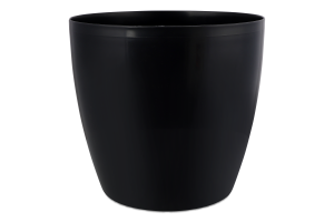 Горщик д/квітів Матільда темно-сірий круглий 24*22см Алеана