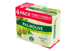 Мыло твердое Оливка и молочко Moisture care Naturals Palmolive 4х90г