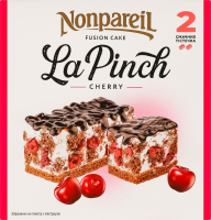 Пирожное Пинчер с вишней Fusion cake Nonpareil лоток 160г