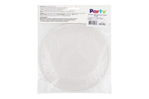 Тарілка паперова З Днем народження Зорепад 18см 6шт Паті Хата