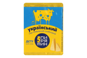 Сир плавлений 38% скибковий Український Пирятин м/у 70г