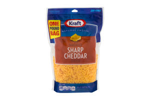 Kraft Natural Cheese Shredded Cheese Sharp Cheddar