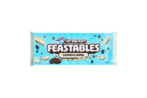 Шоколад білий Feastables печиво і крем