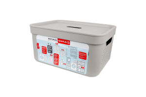 Корзина Simple 15л какао Алеана