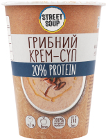 Крем-суп швидкого приготування грибний 50г стакан Стріт суп