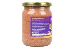 Корм консервированный для котов Мясной деликатес с сердцем, печенью, курицей Премиум Леопольд с/б 500г