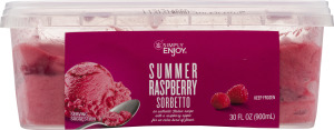 Simply Enjoy Summer Raspberry Sorbetto