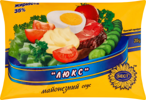 Соус майонезний 35% Люкс Бест м/у 200г