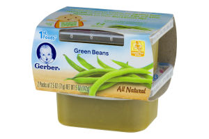 Gerber 1st Foods Green Beans Supported Sitter - 2 PK