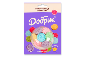 Мармелад желейный для декораций Сладкие мгновения Добрик к/у 9шт