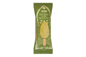 Мороженое 12% эскимо фисташковое в шоколадной фисташковой глазури Dubai Kataifi delight Лімо м/у 75г