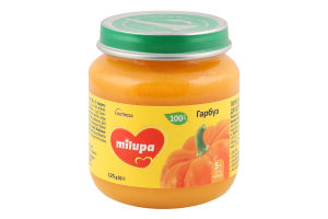Пюре для детей от 5мес овощное Тыква Milupa с/б 125г