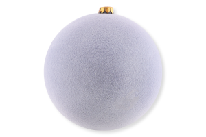 Прикраса ялинкова Куля Оксамит 150мм 31069
