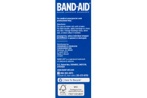 Band-Aid Brand Adhesive Bandages Flexible Fabric Assorted Sizes - 30 CT