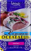 Оселедець філе в олії Матьє Козацький Veladis б/ш лоток 240г