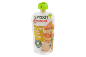 Sprout Organic Baby Food Garden Vegetables Brown Rice With Turkey