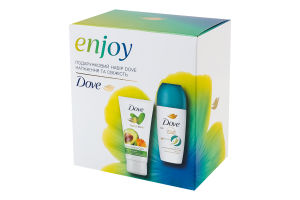 Набор Крем для рук Вдохновляющий 75мл + Антиперспирант шариковый Груша и алоэ вера 50мл Вдохновение и свежесть Dove 2шт