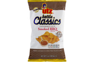 Utz Kettle Classics Gourmet Cut Potato Chips Smoked BBQ