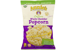 Annie's Homegrown Organic Popcorn White Cheddar
